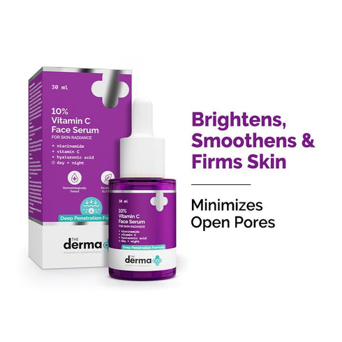 The Derma Co 10% Vitamin C Face Serum For Skin Radiance